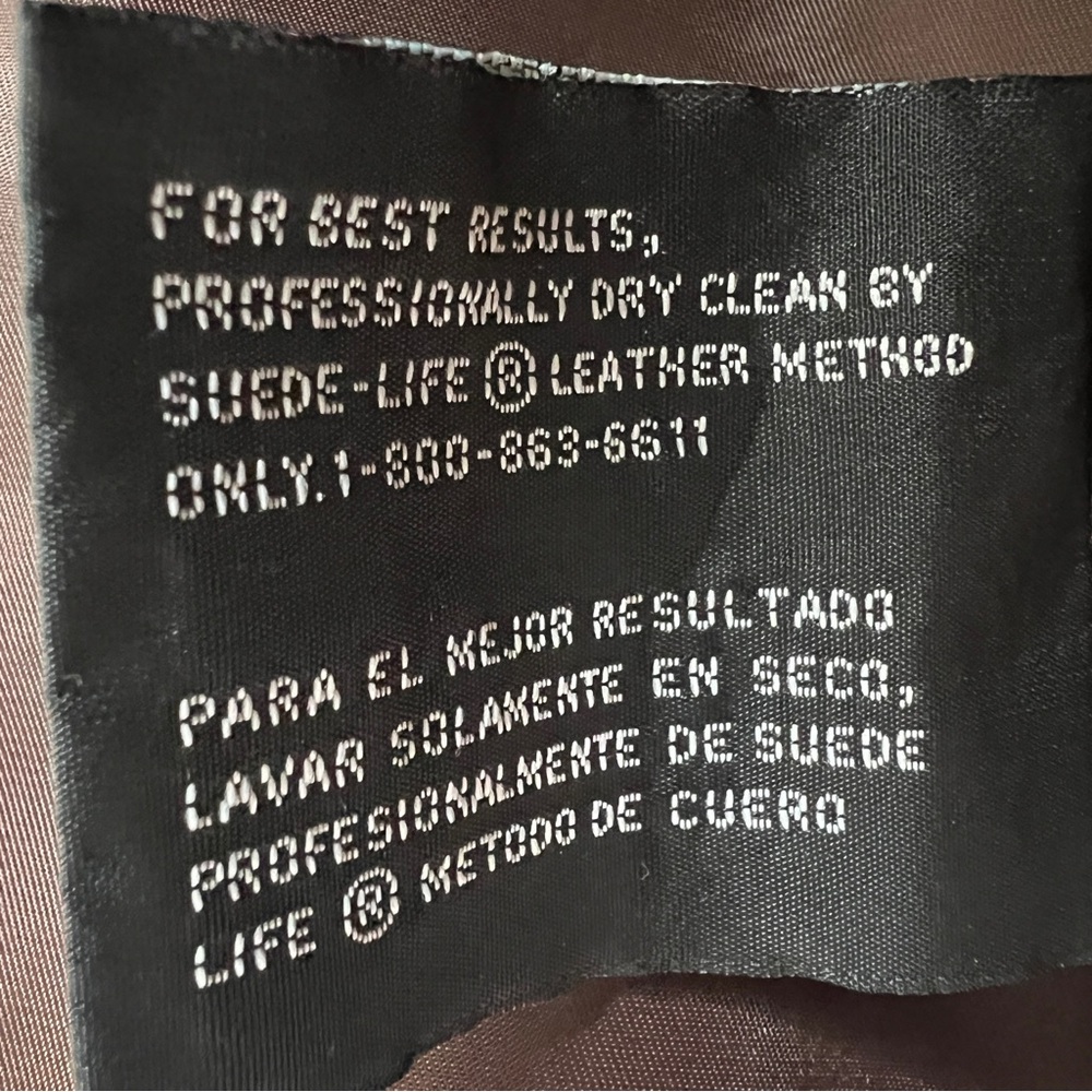 A.N.A. Genuine Leather Jacket - Picture 13 of 13